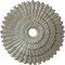 Ekena Millwork Eryn Ceiling Medallion (Fits Canopies up to 4"), 24 3/4"OD x 3 1/4"ID x 1 7/8"P, Flash Gold CM24ENFLS - alternate 1